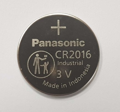 CR2016 button cell battery 3.0V 90mAh