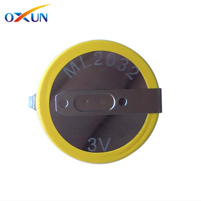 ML2032 T6 battery with tabs