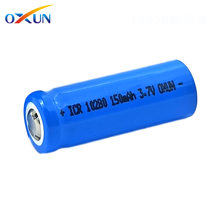 ICR10280 lithium battery 3.7V 150mAh - Shenzhen Oxun Technology Co.,ltd